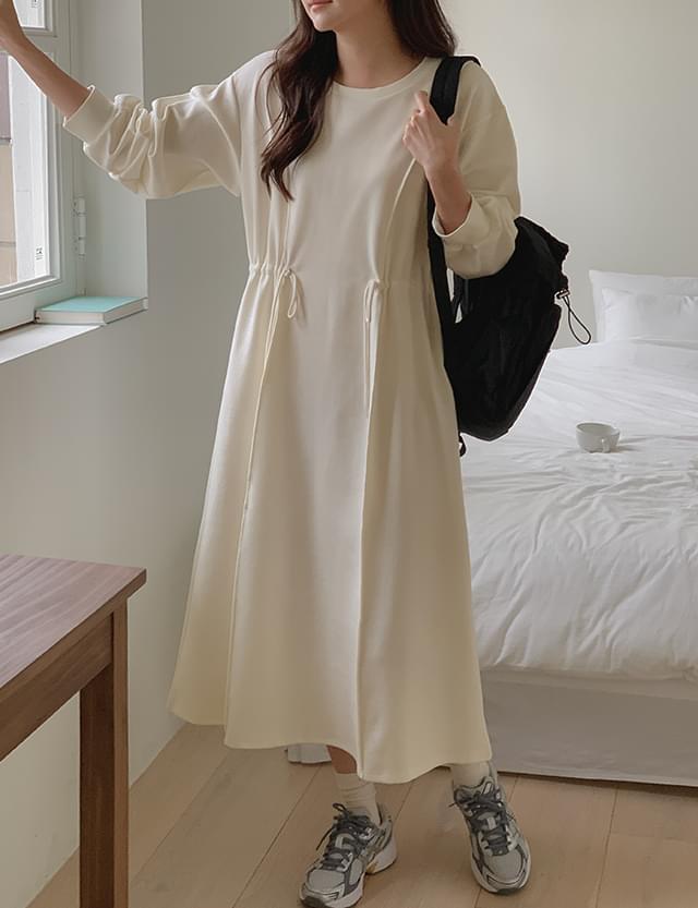 Beauly Loose-fit long sleeve long one Dress 77865