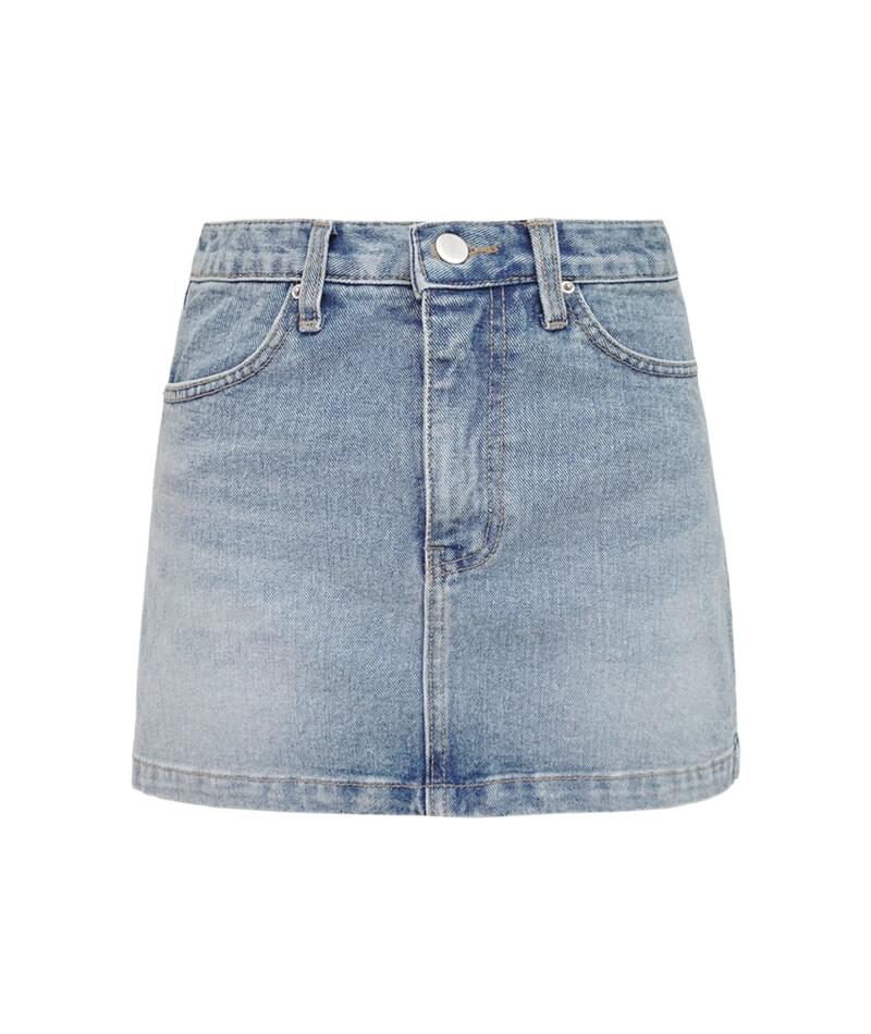 Twin Pocket Denim Skirt