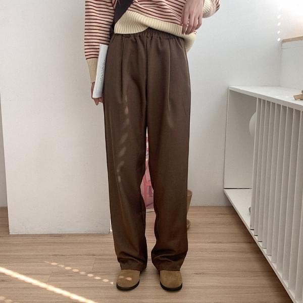 Harrison pin tuck wide pants