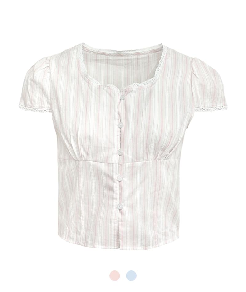 Pastel Striped Blouse