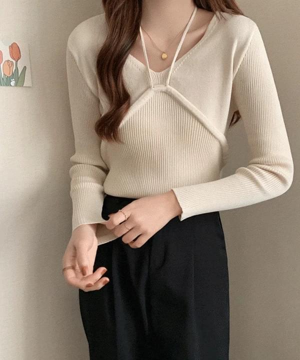 Jetty Knitwear Top Long Sleeve Layered