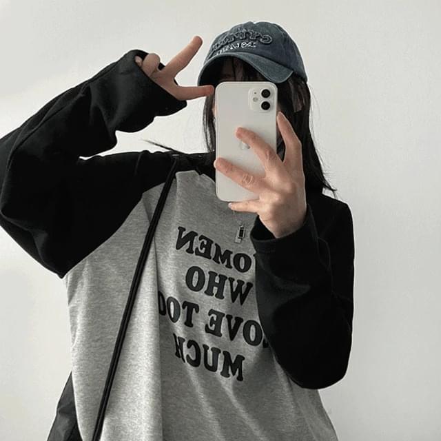 Webee Lettering Nagrang Long Sleeve T-shirt