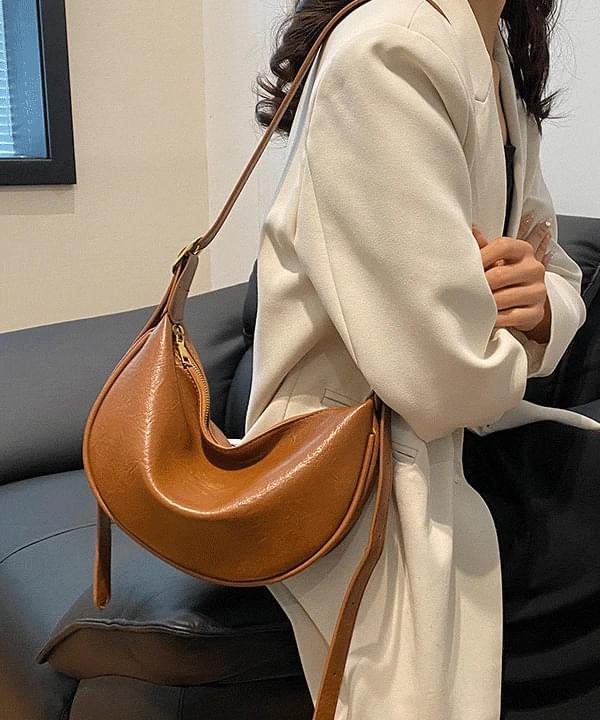 Bobrin Vintage Leather Shoulder Cross Slingback