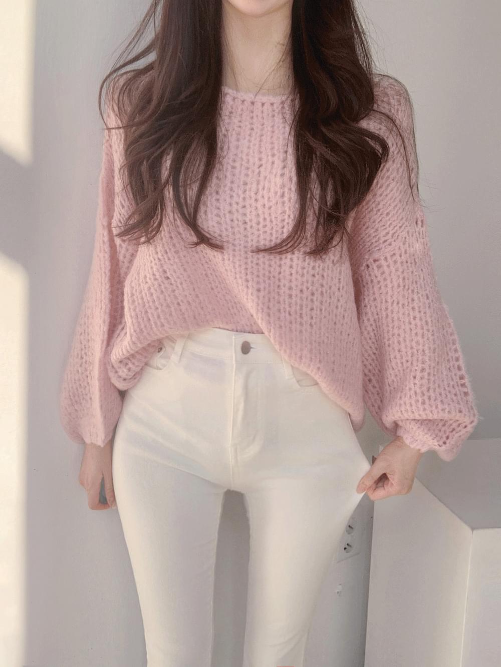 Hidden banding Spandex good half-high 3/4 straight pants cotton pants white beige black