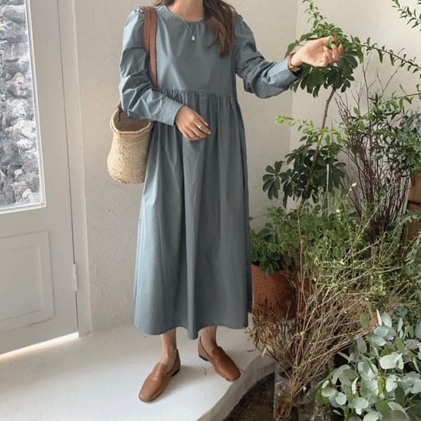 ) Sedic round loose cotton Dress 连身裙