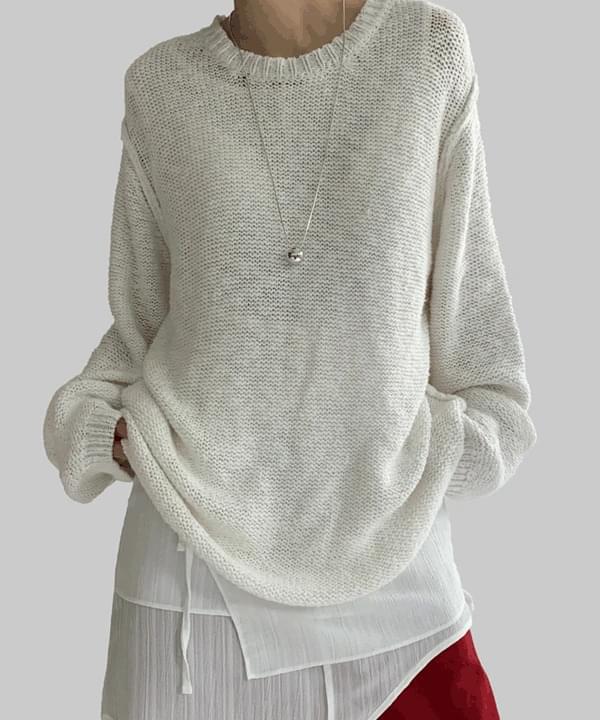 Army Cotton Overfit Knitwear