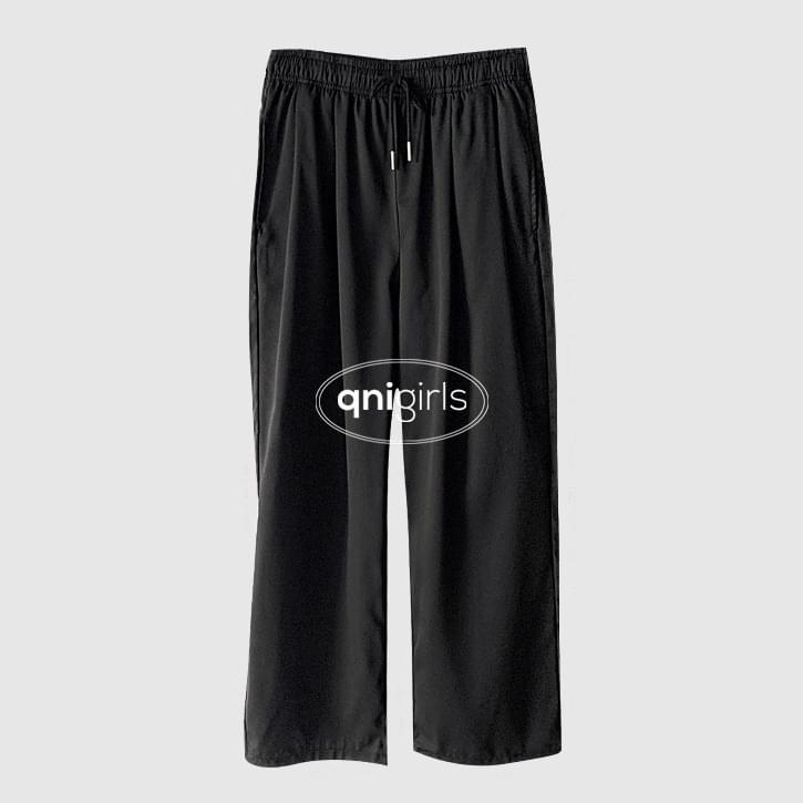 Suseonnob 196 Banding Pin Tuck Wide Two Way Pants