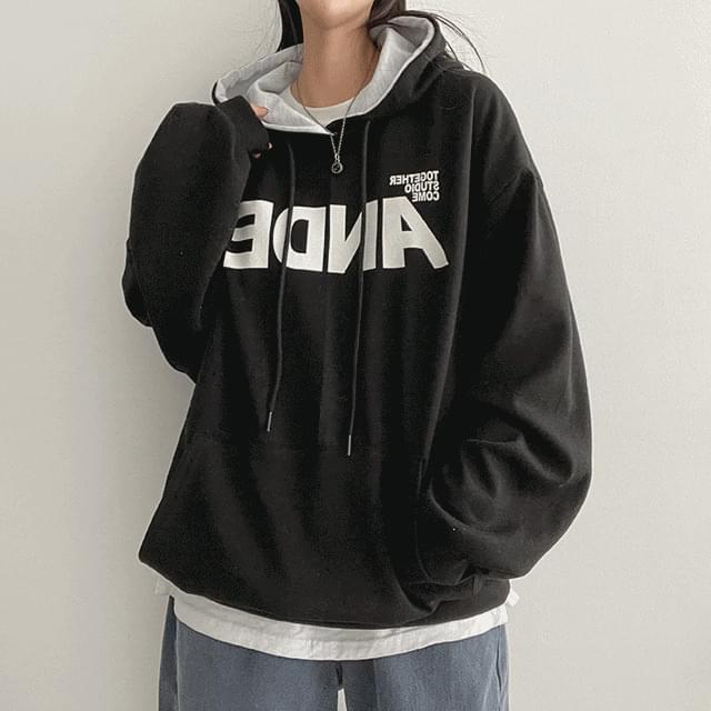 Andy color matching hoodie