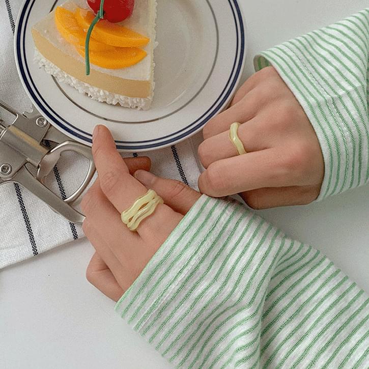 Marble Acrylic Homica Ring
