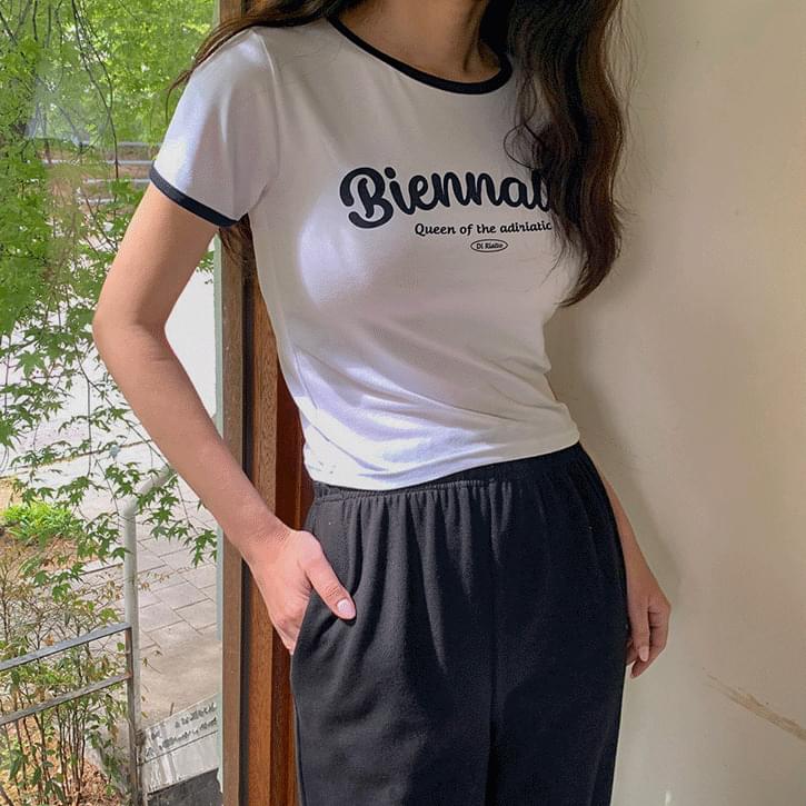 Biennale rappa color matching t-shirt
