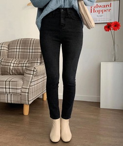 Slim Fleece-lined pants
