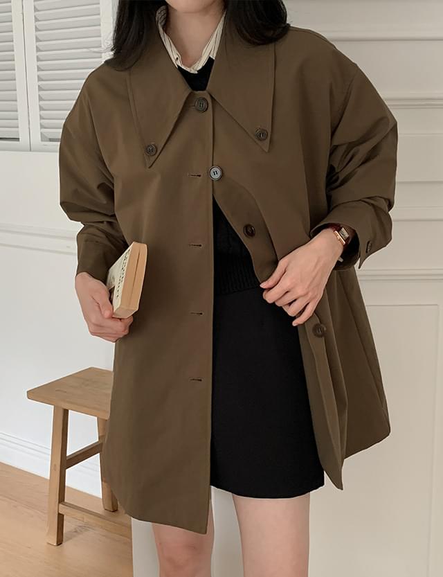 KEPINI Loose-fit HALF TRENCH COAT 78201 大衣