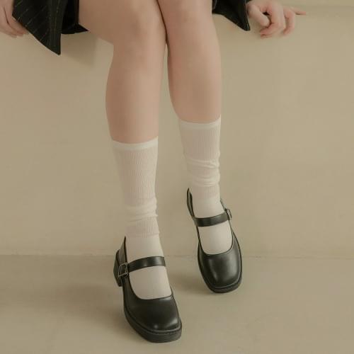 FL3724 Boge Chinky Hill Calfskin Mary Jane 跟鞋