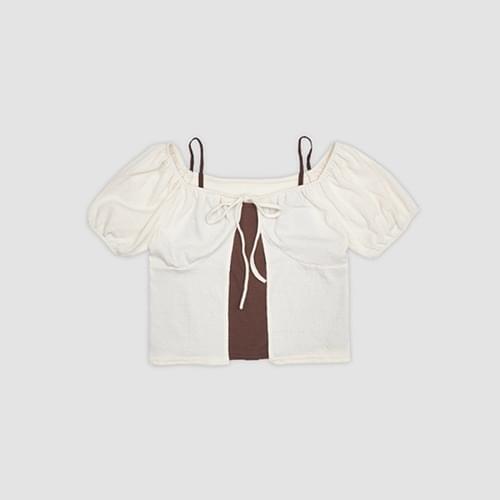 Short Sleeve Course Sleeveless Set