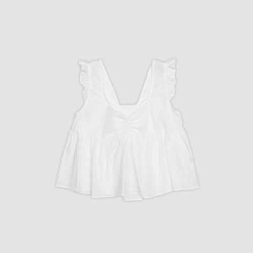 ruffle sleeveless