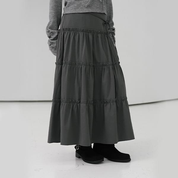 Hugni Frill Long Skirt