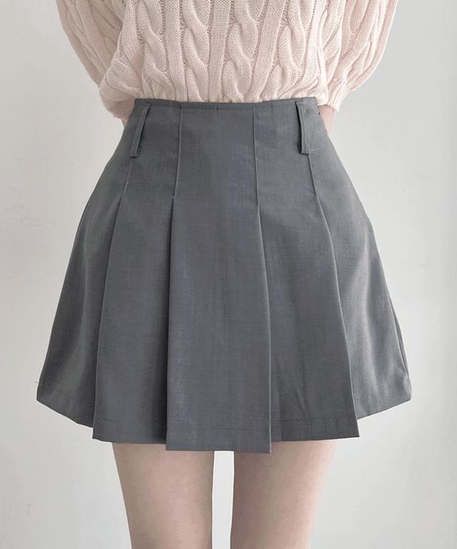 하이틴 플리츠 미니스커트
