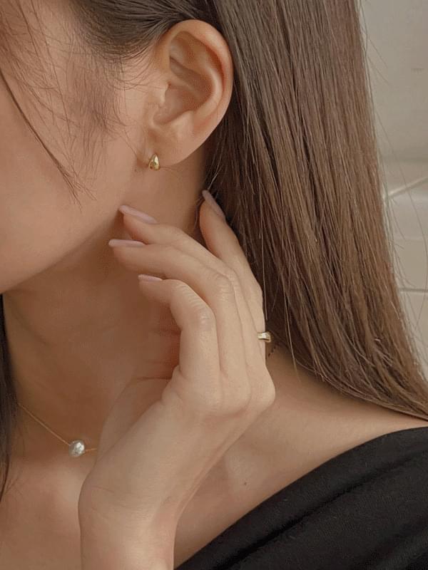 워터 드롭 이어링(실버925)