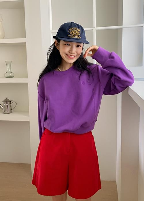 프루티 자수절개맨투맨 (2color)