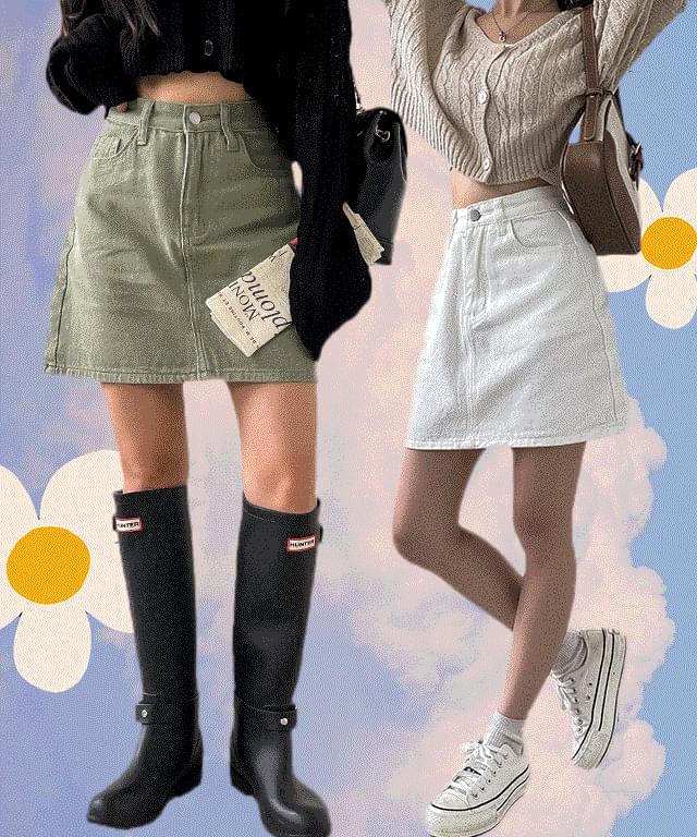 牛仔裙