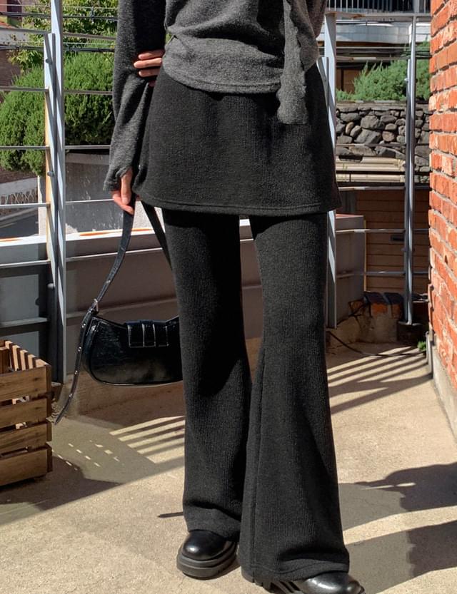 Lanon Banding Skirt Flared Pants 78186 长裤