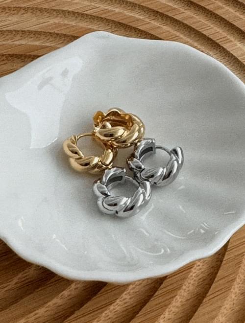 bold twist earrings - one touch/2 colors