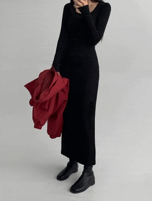 Sentiment band long skirt-3 colors