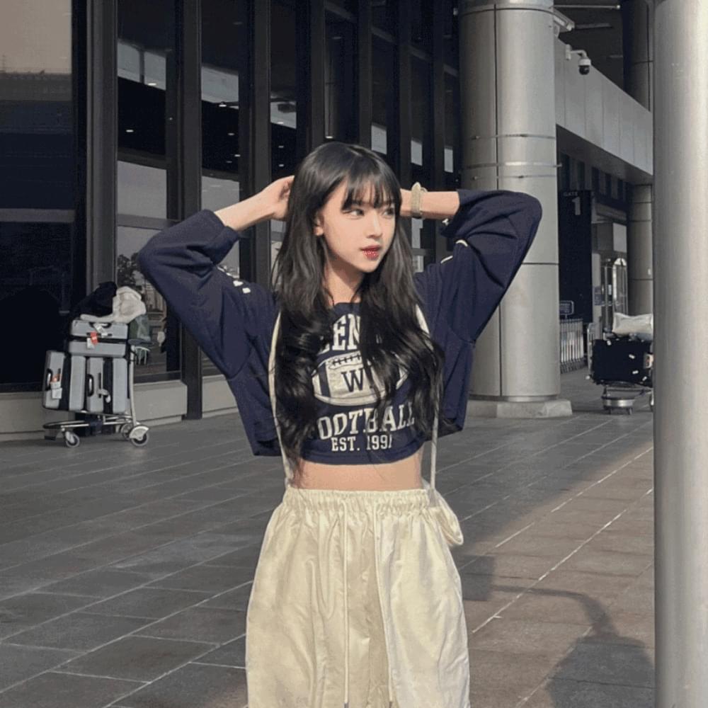 Lip neck off shoulder long sleeve cropped tee sleeve long boat neck jersey lip neck loose Loose-fit one shoulder short sleeve sexy printed t-shirt 5 colors
