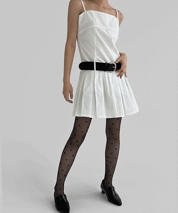 Sepin layered pleated mini Dress