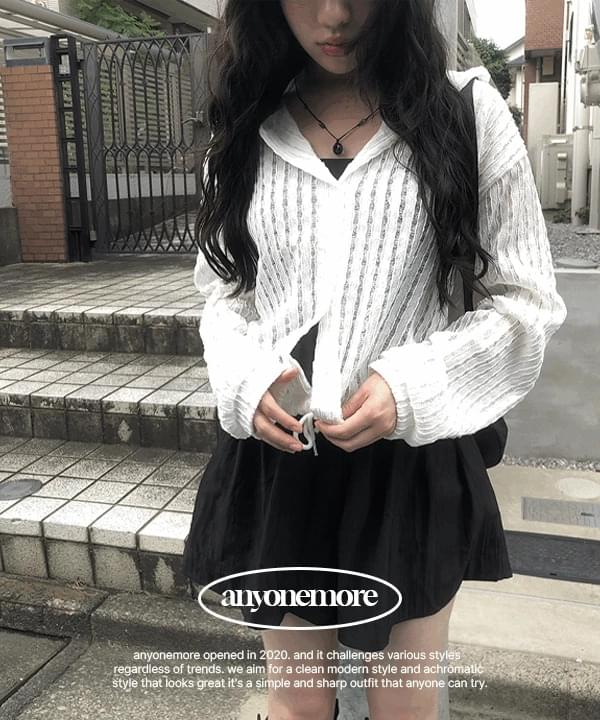 Porter Loose Hood Strap Cardigan