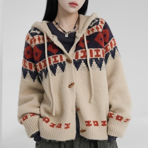 Hessen Nordic Duffle Knitwear Cardigan 开襟衫