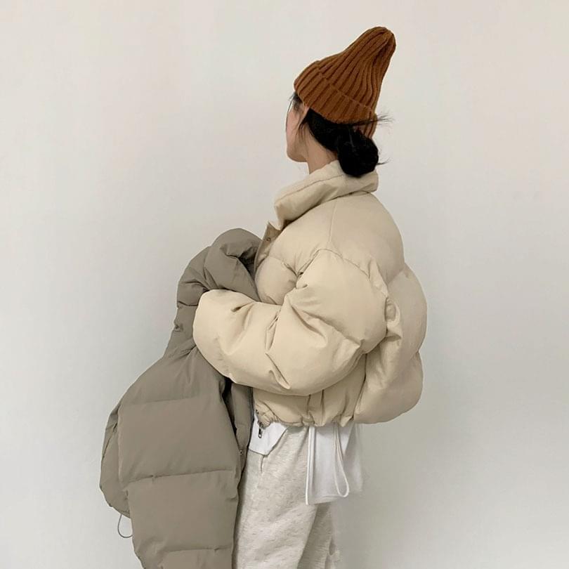 宽松羽绒短版外套