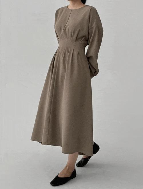 Harry pin tuck long one Dress - guest look recommendation/3 colors