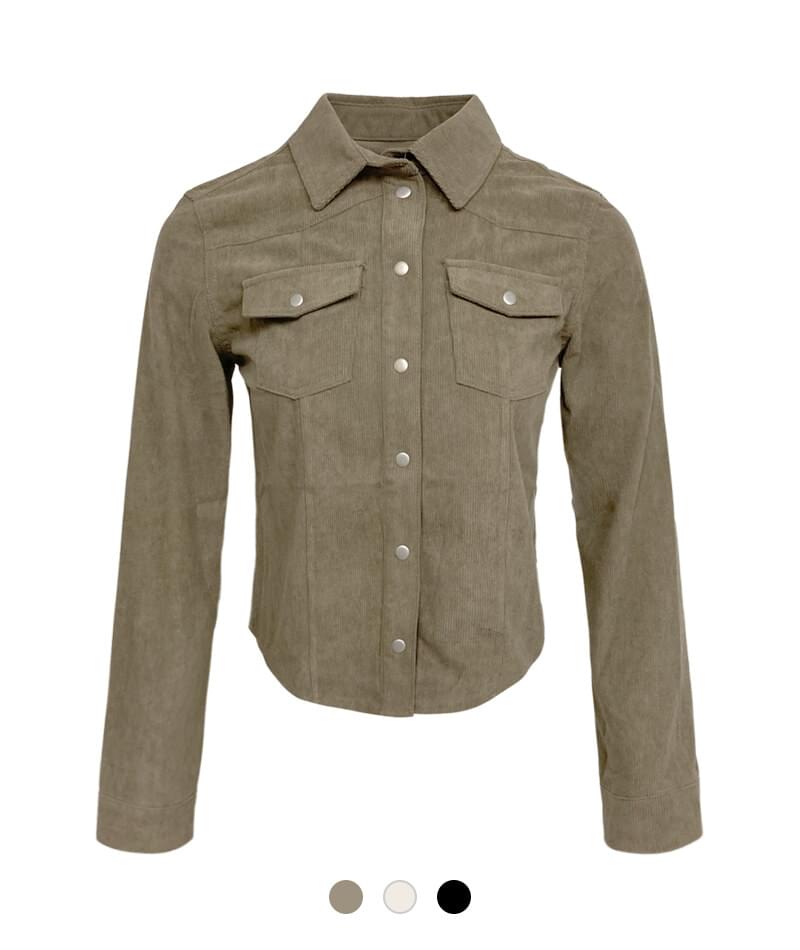 Faye Corduroy Slim Fit Shirt