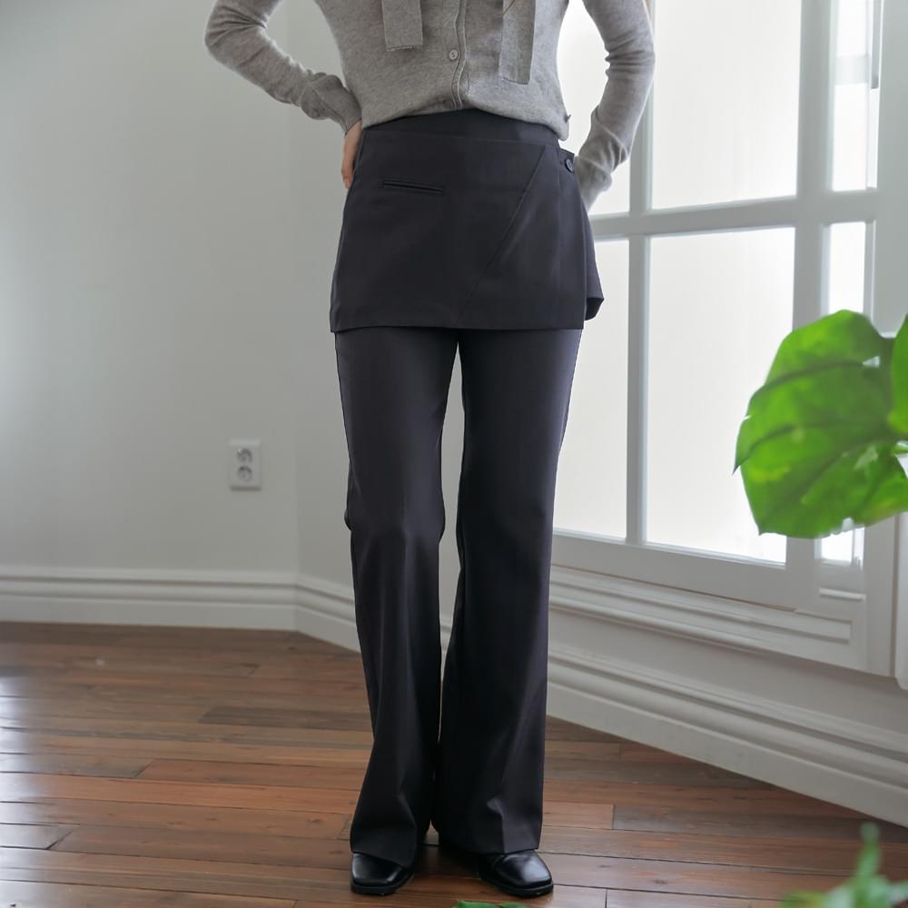 Rounds Set-Up Layered Wrap Skirt