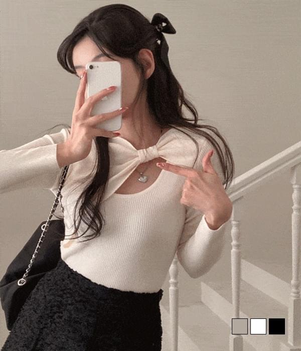 Lucy Soft Feminine Ribbed Team Uneven Knitwear 