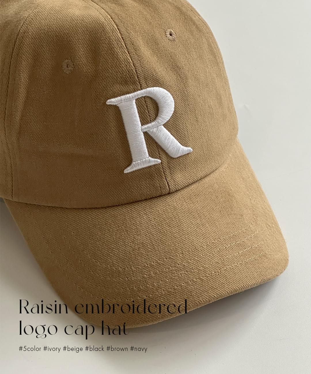 Raisin embroidery logo ball cap cap