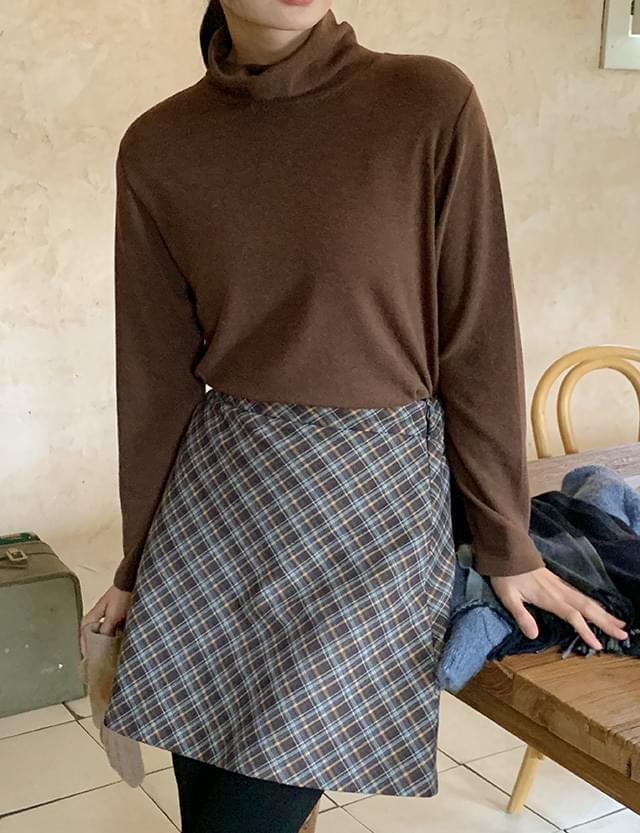 Char Turtleneck Angora T-shirt 78683 长袖上衣