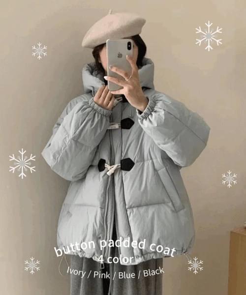 Nosi High Neck Tteokbokki Padded Jacket Zip-up