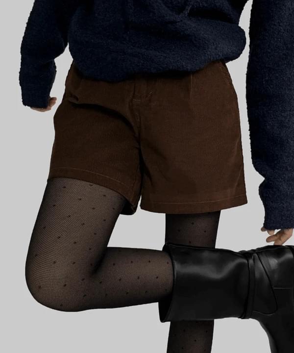 Ramming see-through dot stockings