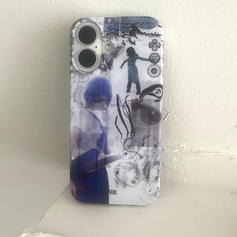 Chic Vintage Mood Matte Hard iPhone Case