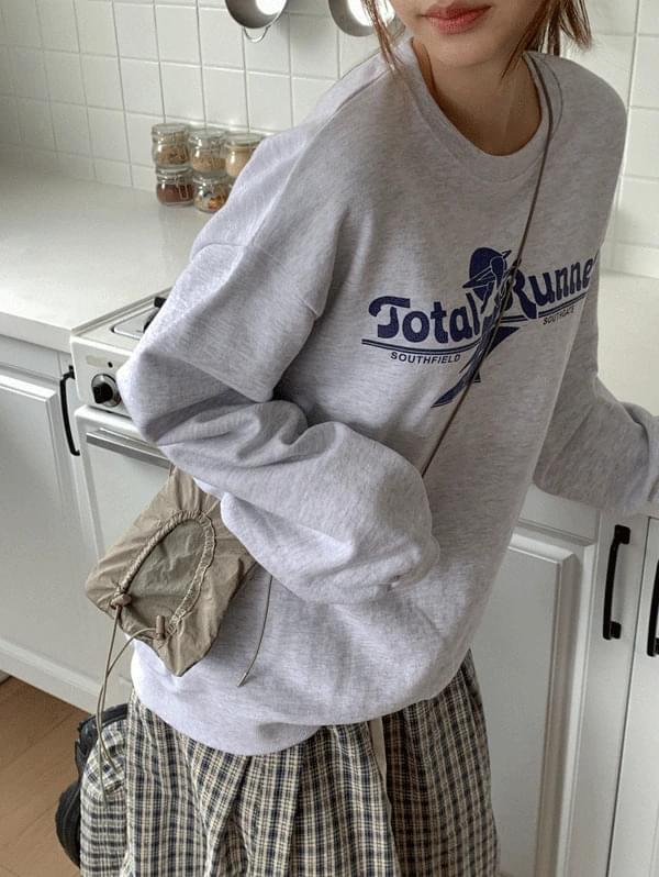 Irene Printing Loose-fit Fall Sweatshirt - one color