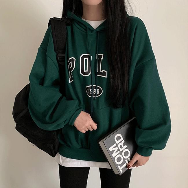 Nice color, loose Loose-fit pole hoodie 长袖上衣