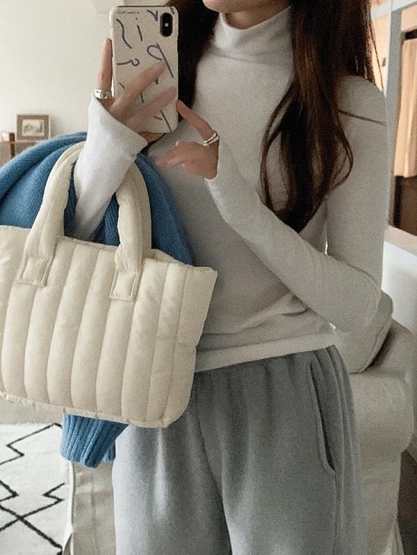 ストレッチパンウォーマーピッチ起毛ポーラハイネックシャツ - 5color