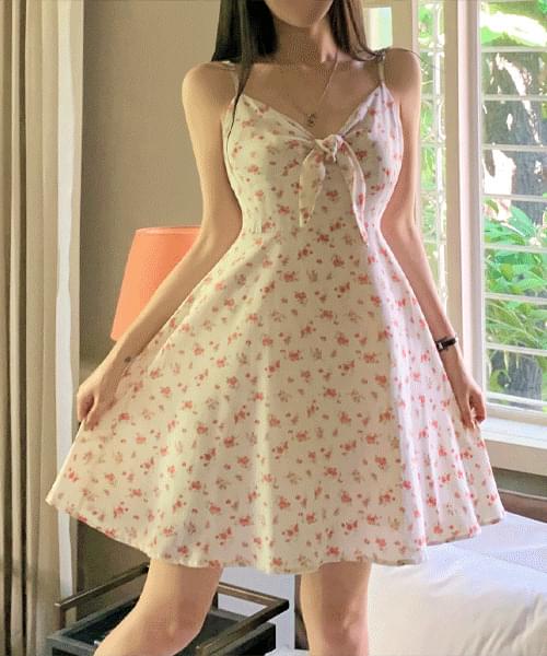 Mini Floral Sleeveless Dress 短裙