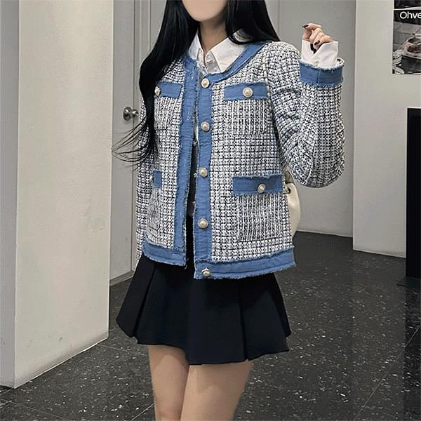 Rowing denim tweed jacket 夾克