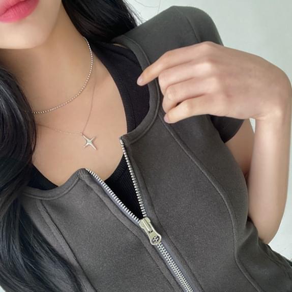 Demu two-line necklace set 项链