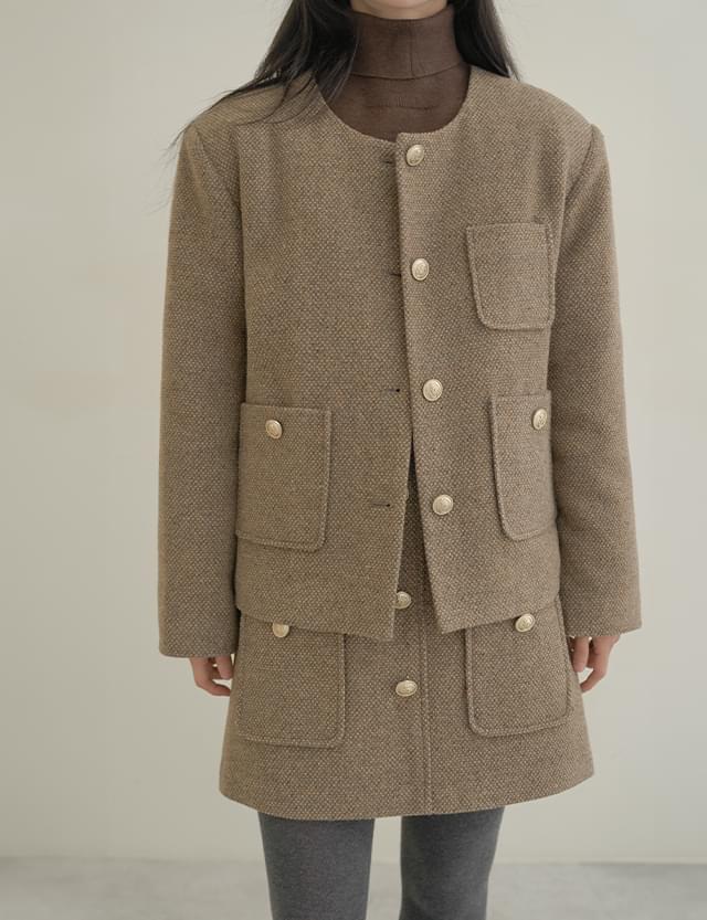 Gillet Wool Quilted Jacket 79019