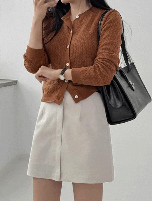 Lannull Cable Cardigan -6 colors