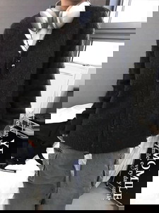 아우라 모헤어 워머 가디건 (unisex)